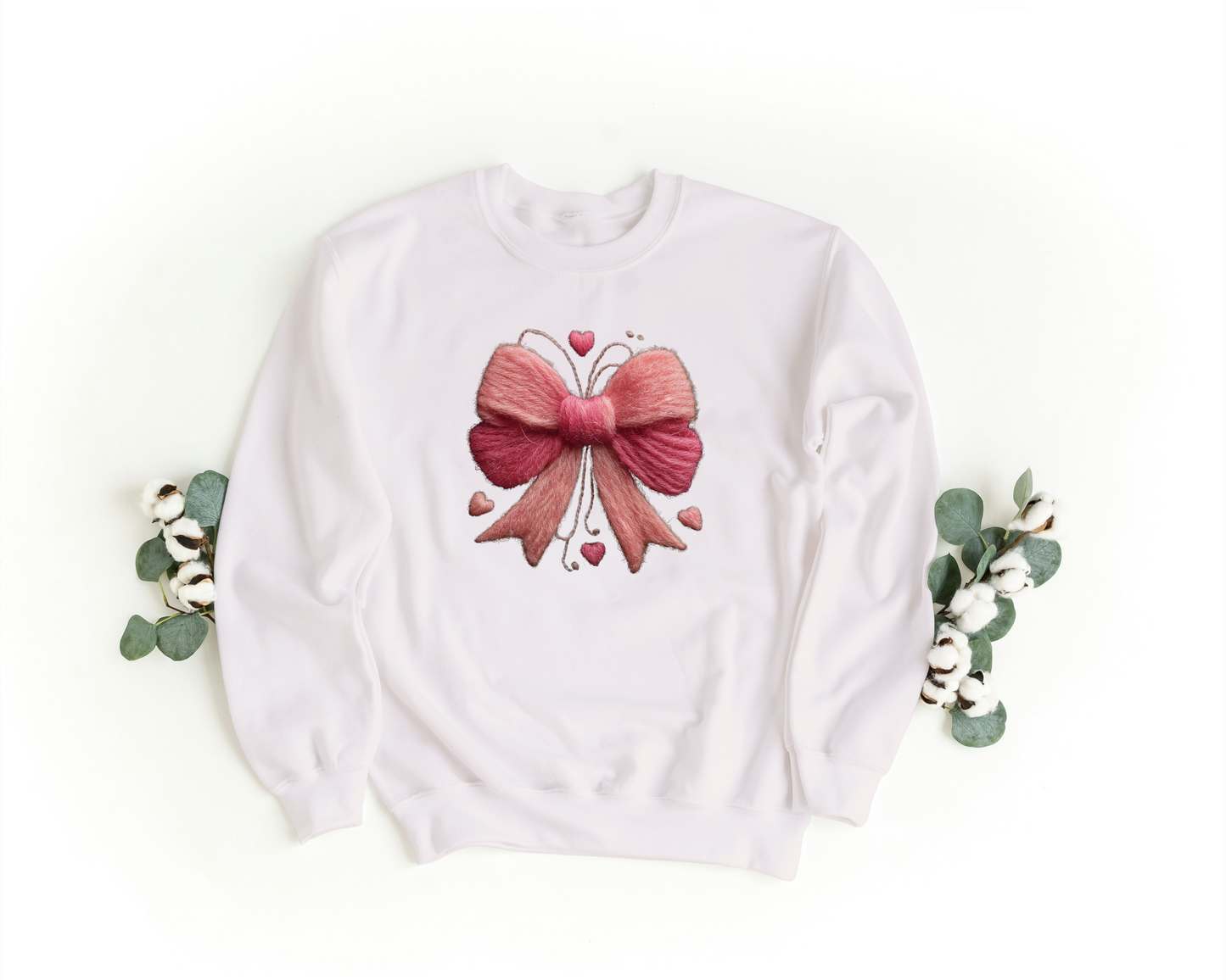 Brodery bow DTF transfer