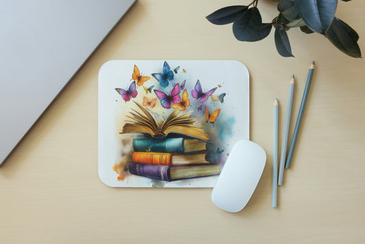 Books mouse pad