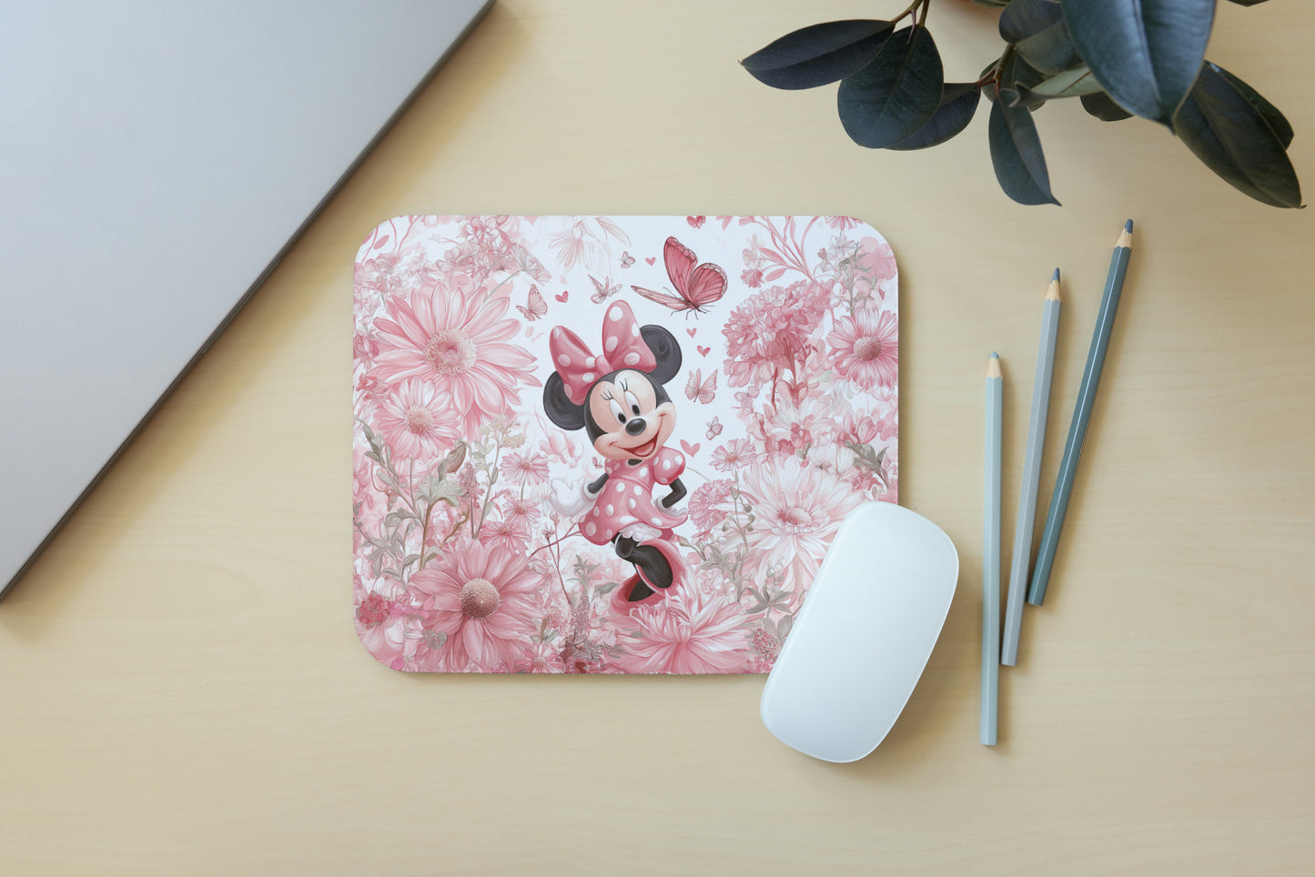 Pink  mouse pad