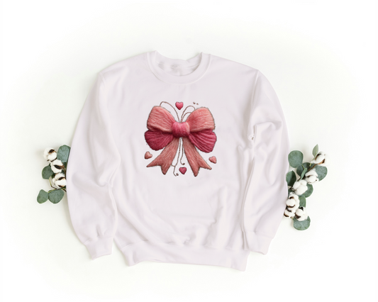 Brodery bow DTF transfer