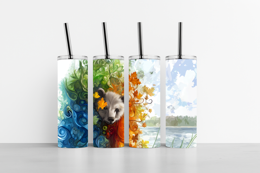 Guardian of the Seasons 20oz skinny tumbler