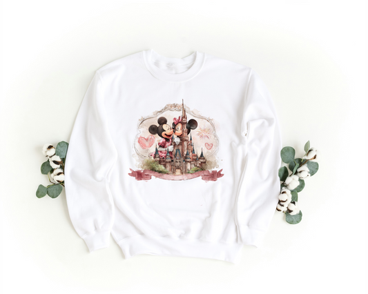 Mouse castle DTF transfer