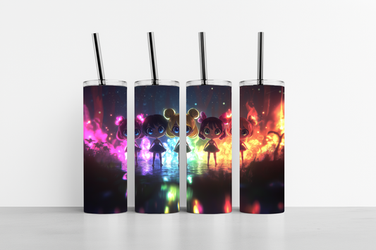 P-GIRLS 20oz skinny tumbler