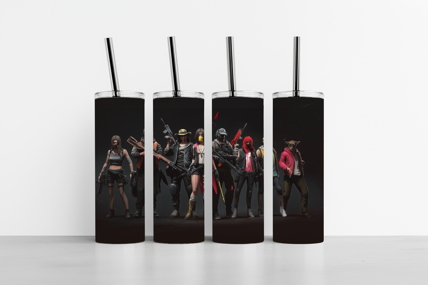 Royale battle 20oz skinny tumbler