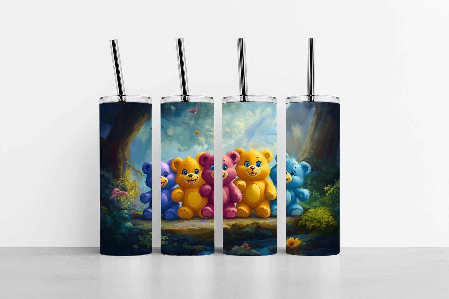 THE BEARS 20oz skinny tumbler