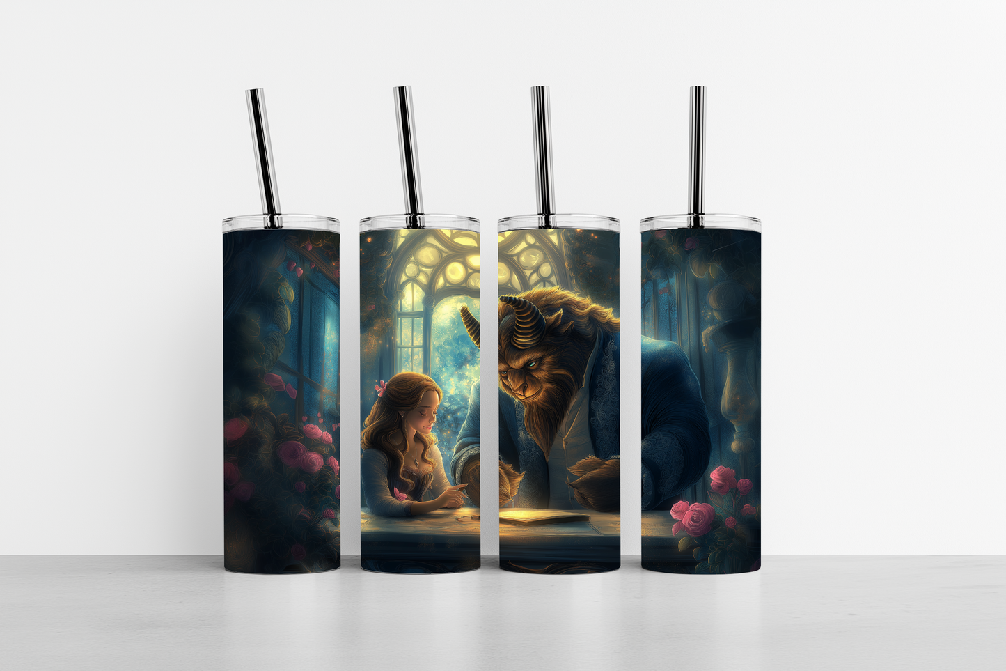 The Heart Behind the Mask 20oz skinny tumbler