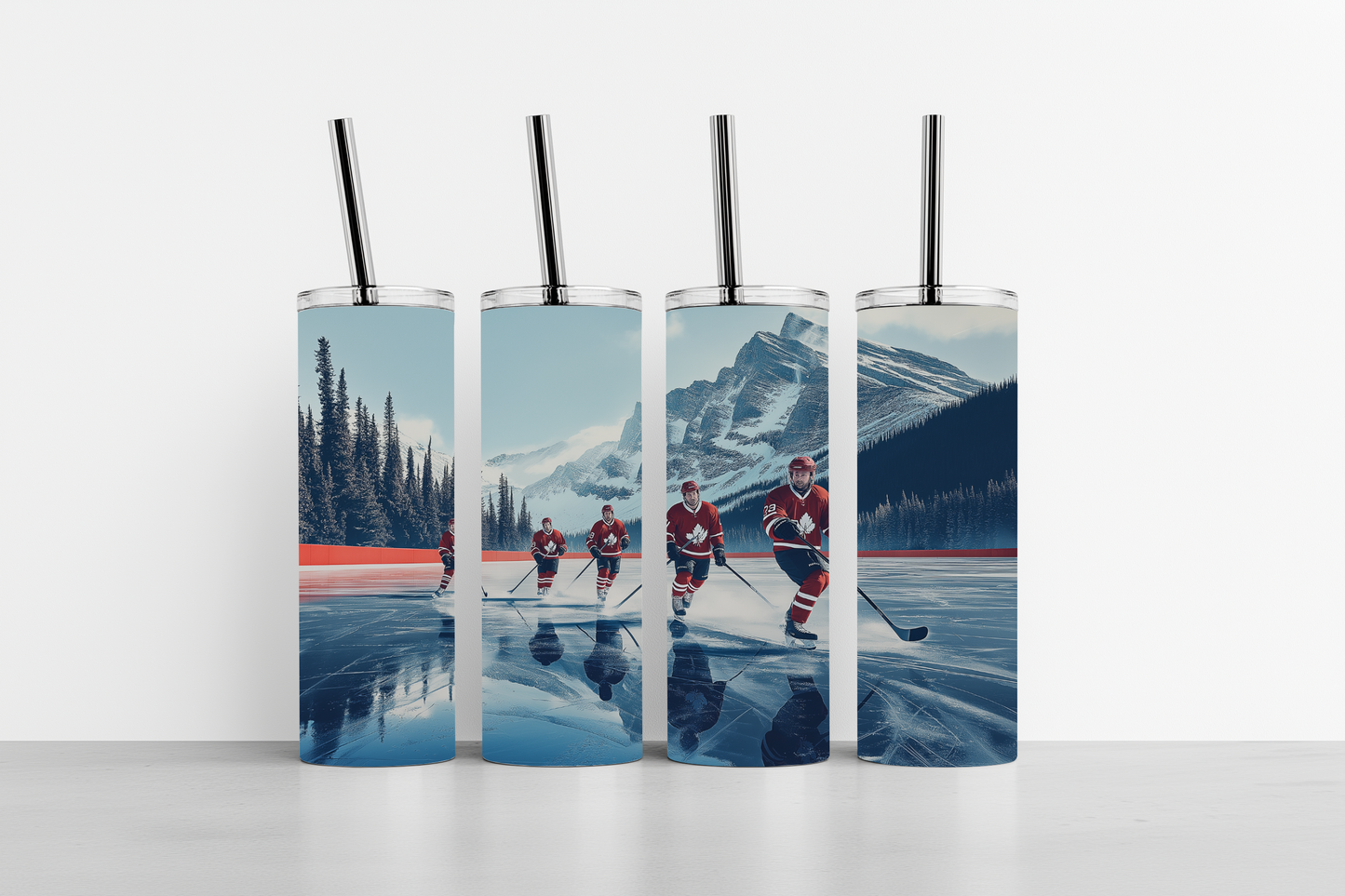 The team 20oz skinny tumbler