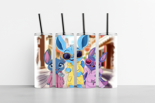 The three NIbz 20oz skinny tumbler