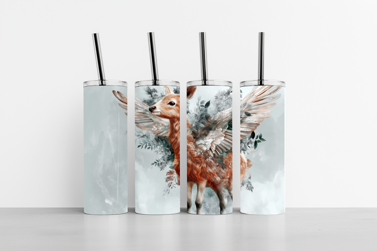 Wings of the Forest 20oz skinny tumbler